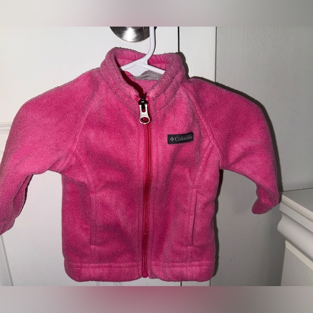 Columbia Vibrant Pink Fleece Outerwear